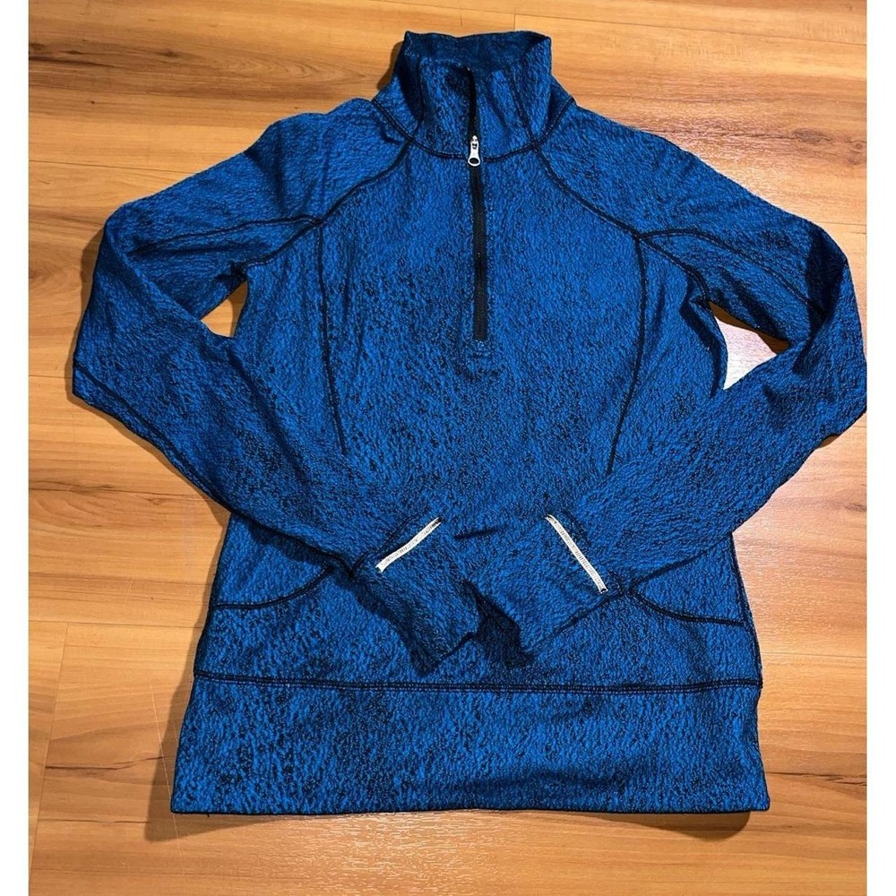 Womens Lululemon Rush Hour Quarter Zip Thumbhole Pullover Shirt Jacket